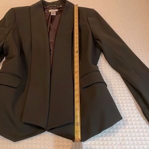 NWOT Cache blazer.  Black. Size 10. Tailored cut.  Full double lapel front.